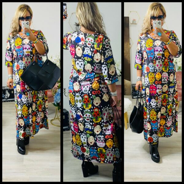 Robe Rubi Tête de mort mexicaine