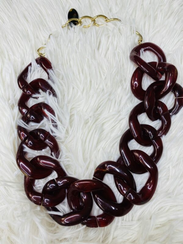 Collier Kourtney Bordeaux