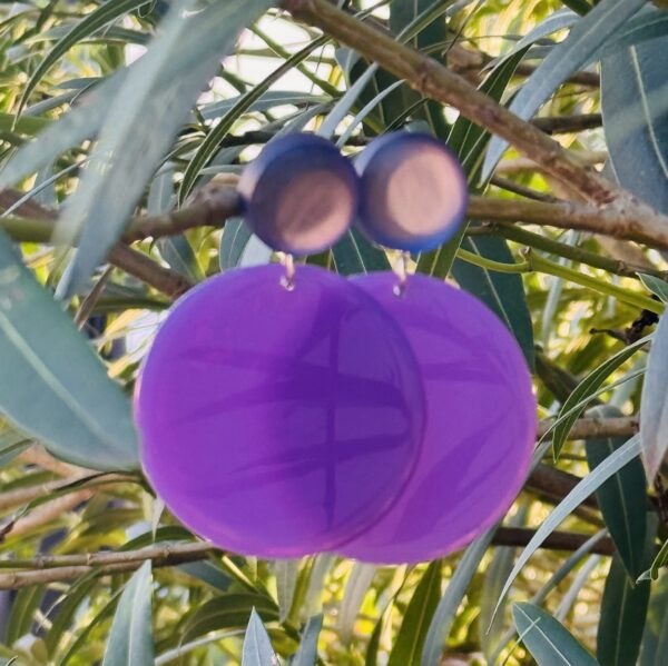 Boucles Givre Violet – Image 3