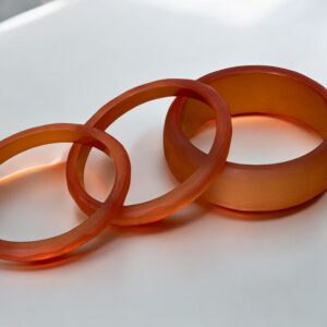 Bracelet Orange Givré