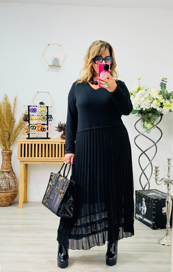 Robe Élégance Plissée – Image 3