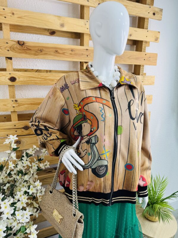 Bomber imprimé Snoopy – Image 3