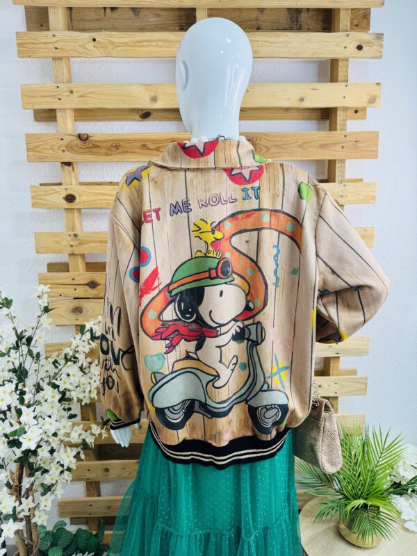 Bomber imprimé Snoopy – Image 6