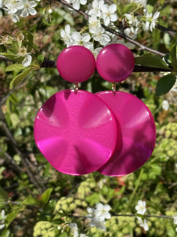 Boucles Fuchsia — Francine Bramli Paris – Image 4