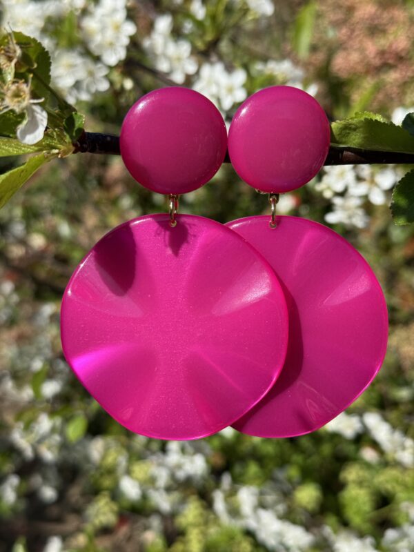 Boucles Fuchsia — Francine Bramli Paris – Image 5