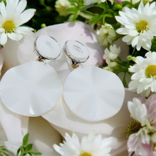Boucles Venus Blanc – Image 2