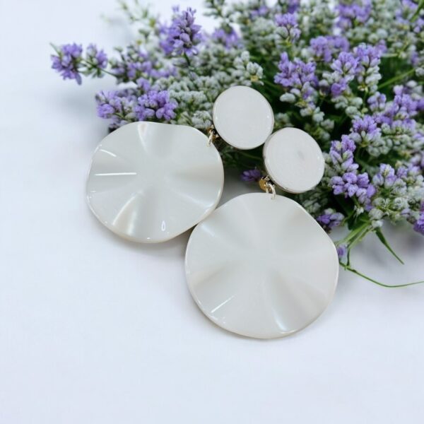 Boucles Venus Blanc – Image 3