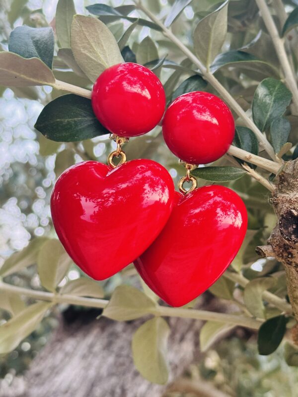 Boucles Cœur Rouge Passion – Image 7