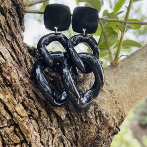 Boucles Noir Chic