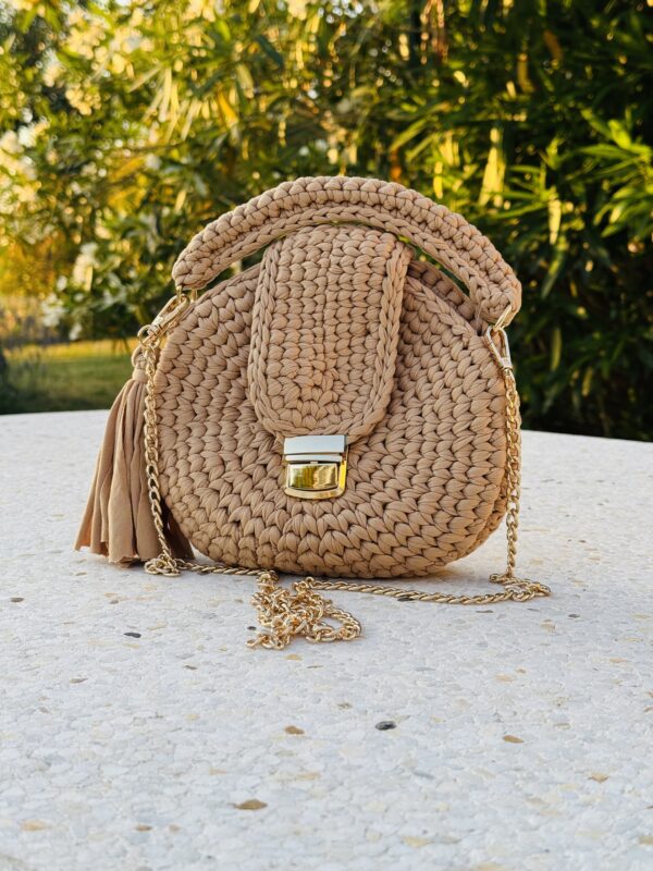 Sac rond tressé Mia – Image 3