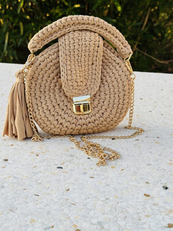 Sac rond tressé Mia – Image 2