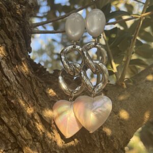 Boucles Coeur Nacré