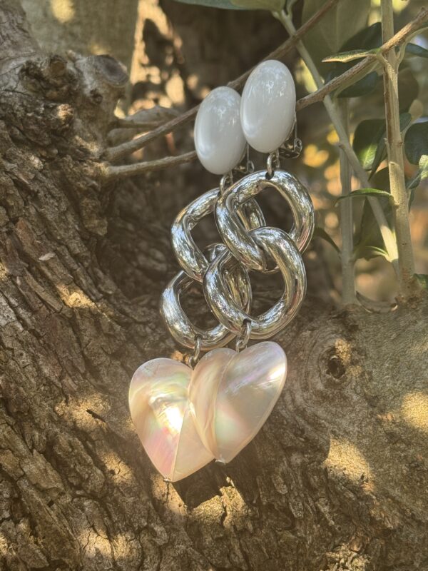 Boucles Coeur Nacré – Image 3