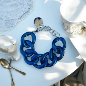 Bracelet Bleu Marbré
