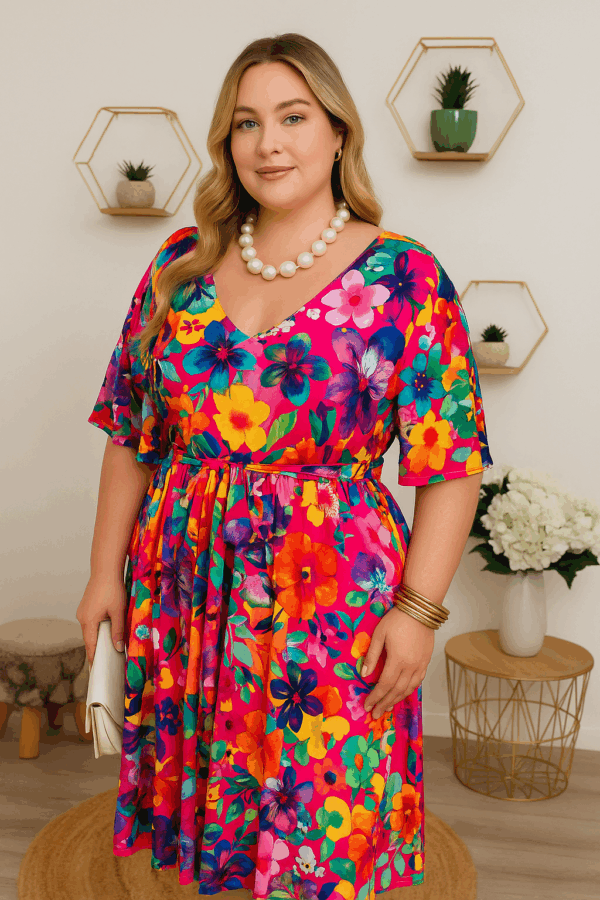 Robe Jorge Paris Fucshia – Image 2