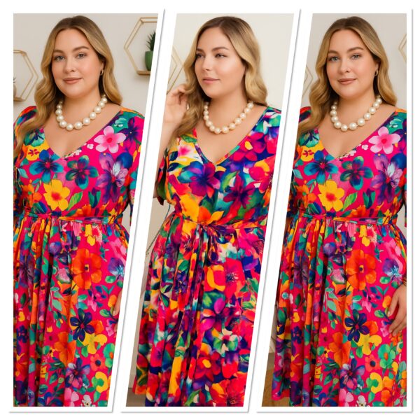 Robe Jorge Paris Fucshia