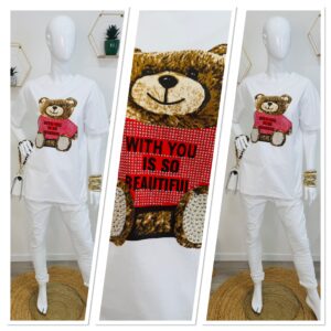 T-shirt Teddy Love