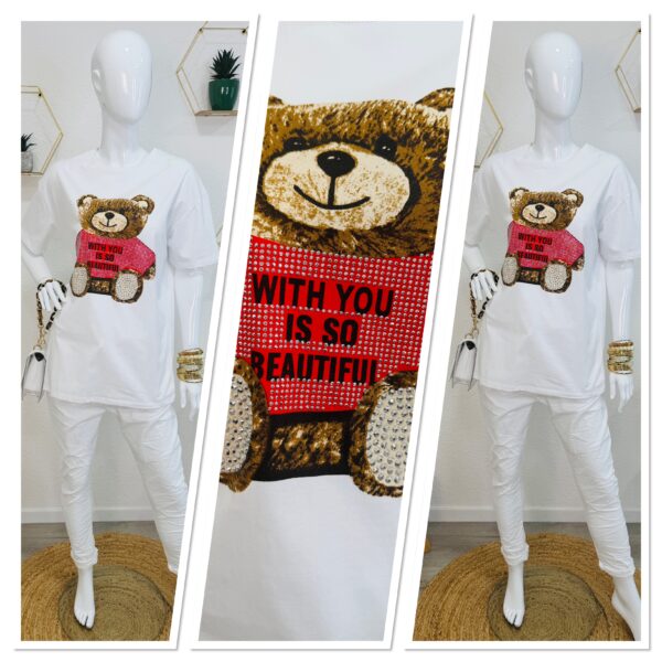 T-shirt Teddy Love
