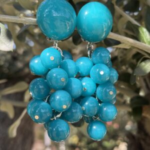 Boucles Grappe Bleu