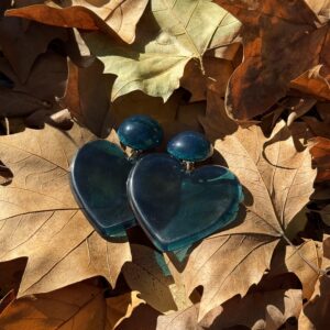 Boucles Cœur Bleu