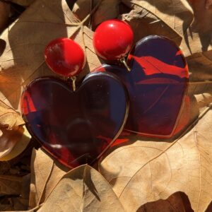 Boucles Cœur Rouge