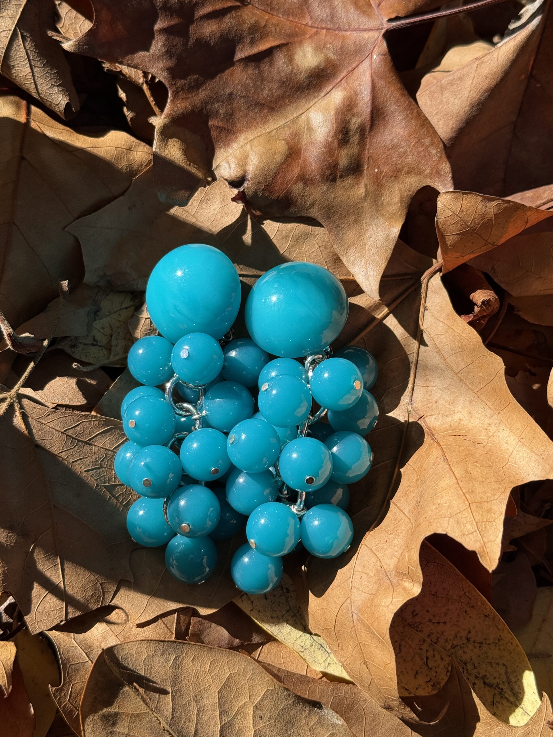 Boucles Grappe Bleu – Image 4