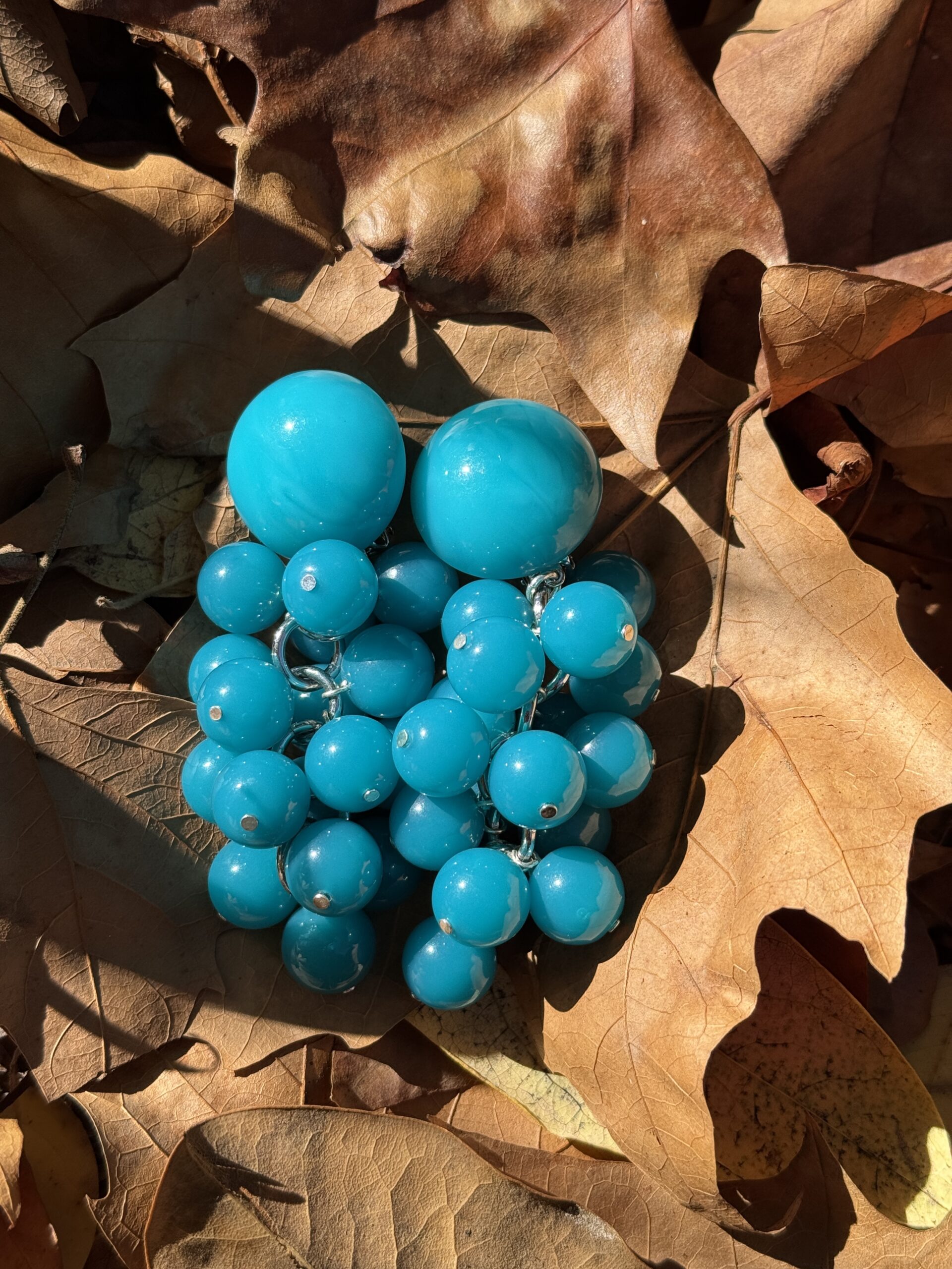 Boucles Grappe Bleu – Image 5