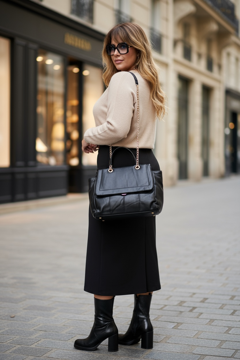 Sac Élégance Noir – Image 3